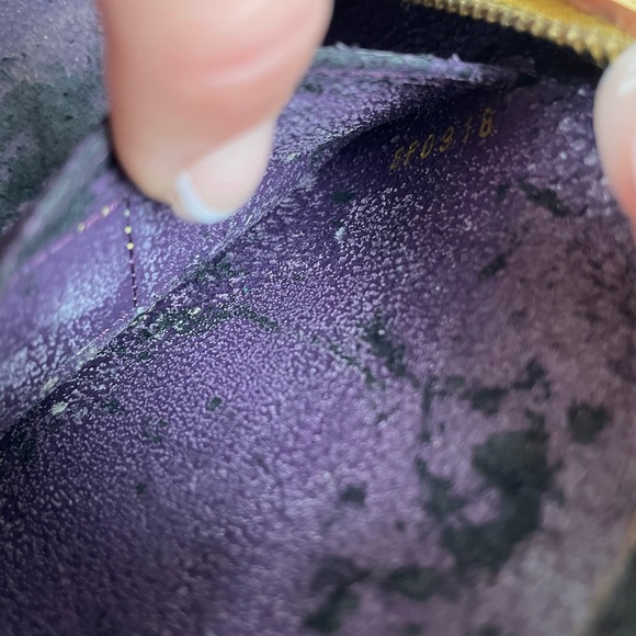 LOUIS VUITTON Epi Dauphine PM Cosmetic Pouch Yellow - Picture 10 of 10